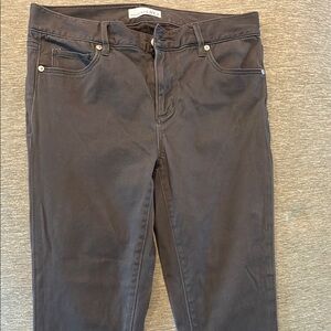 LOFT Women's Dark Gray Straight Leg Jeans